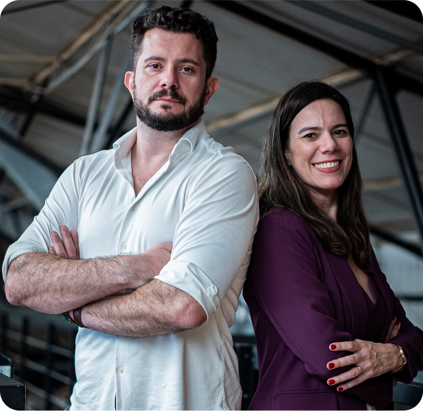 Fabricio y Elaine socios de Ouzzi